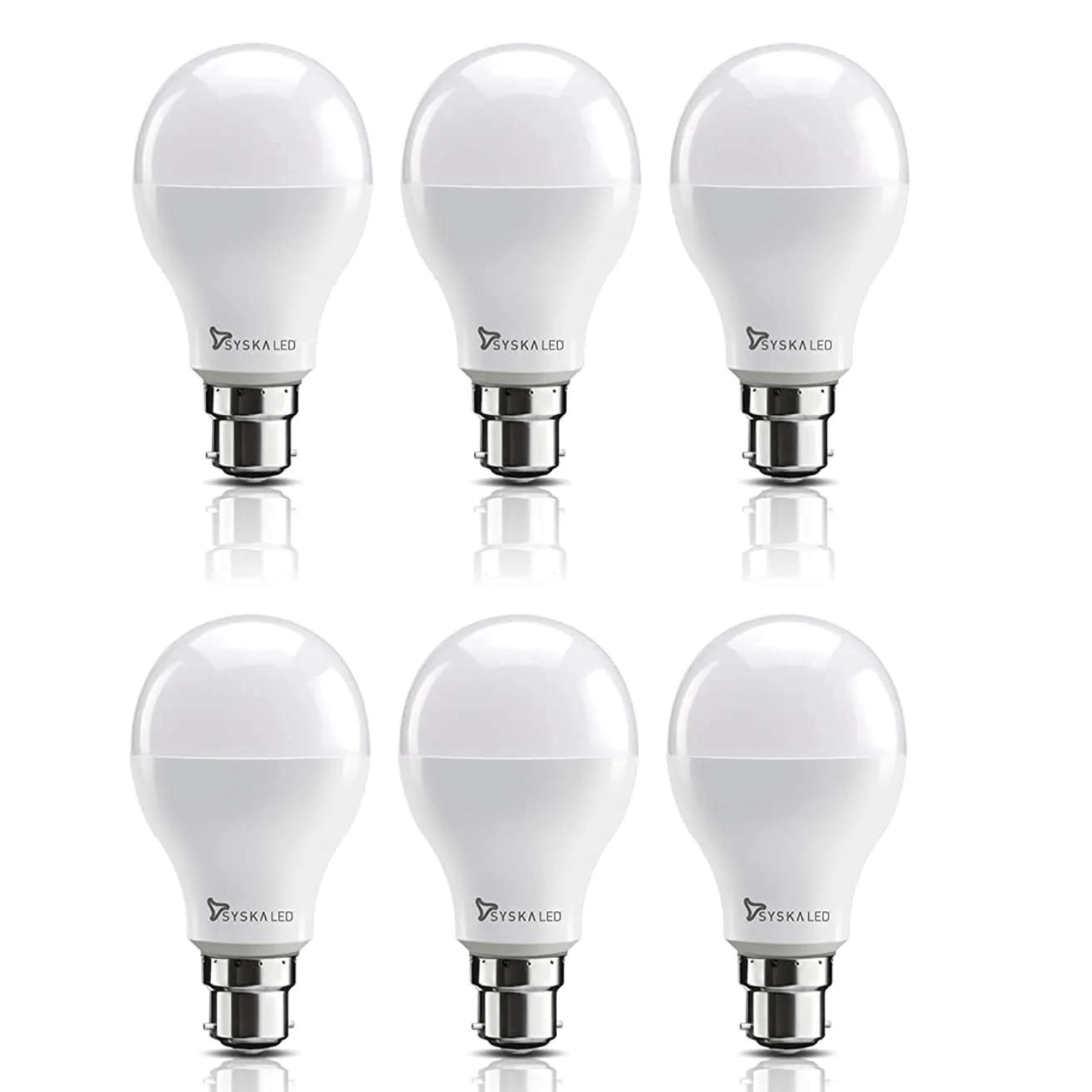 Buy SSKSRL20WBase B22 20Watt LED Bulb (Pack of 6, Cool Day Light